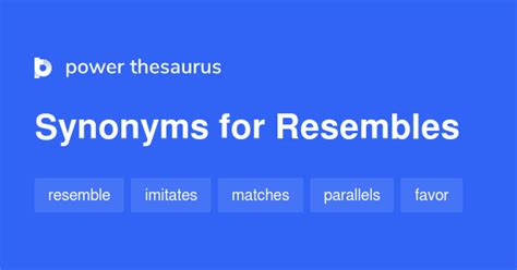 thesaurus resemble